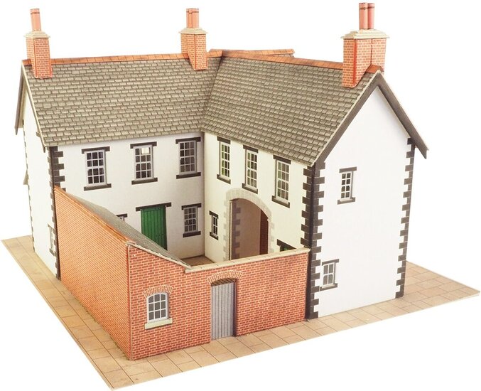 Model kit OO/HO: Coaching inn - Metcalfe - PO228