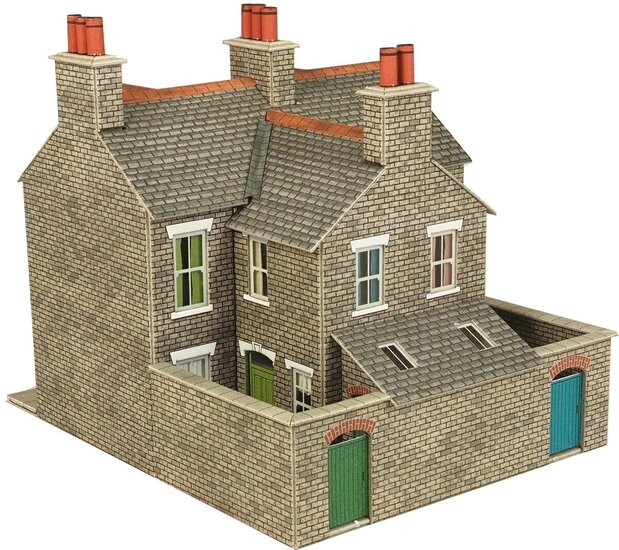 Model kit OO/HO: Terraced houses stone - Metcalfe - PO262