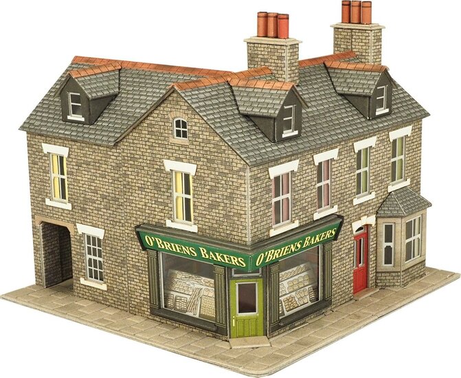 Model kit OO/HO: Corner shop stone - Metcalfe - PO264