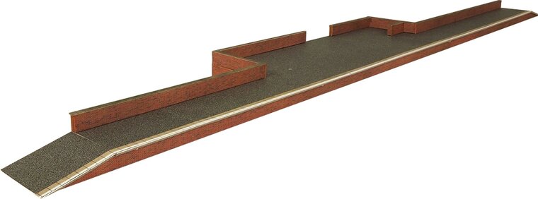 Model kit N:  red brick platform - Metcalfe - PN110