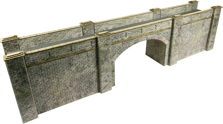 Model kit OO/HO: railway bridge - stone - Metcalfe - PO247