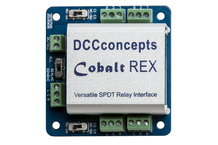 Cobalt Rex relay extension board - DCC concepts