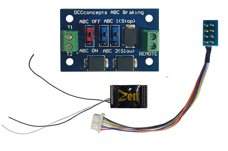 Zen Black decoder - 8 en 21 pin - with ABC module - DCC concepts