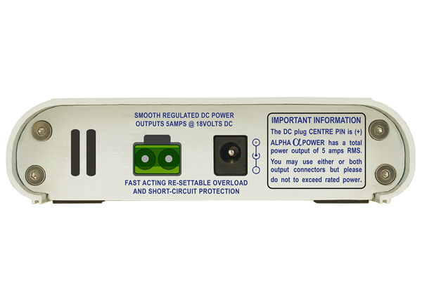 Cobalt Alpha Power 18V 5A DC or DCC power supply - DCC concepts