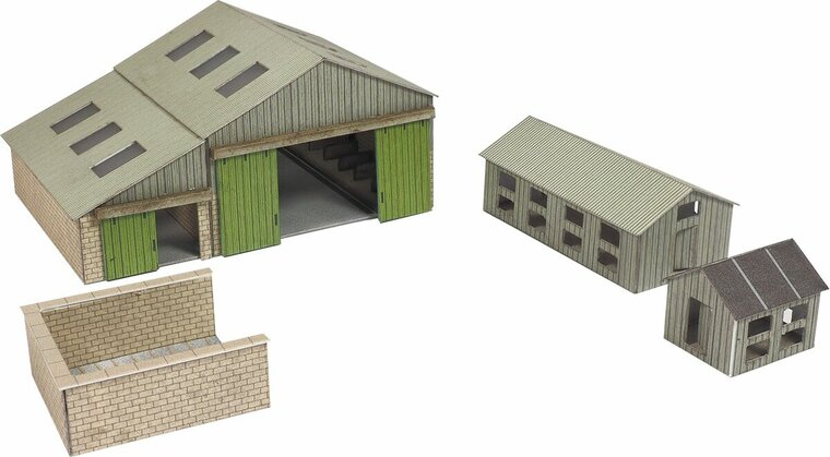 Model Kit N: Manor farm buildings - Metcalfe - PN951