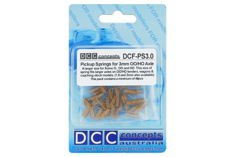 48 pack pickup springs 3.0mm Axles - DCC concepts