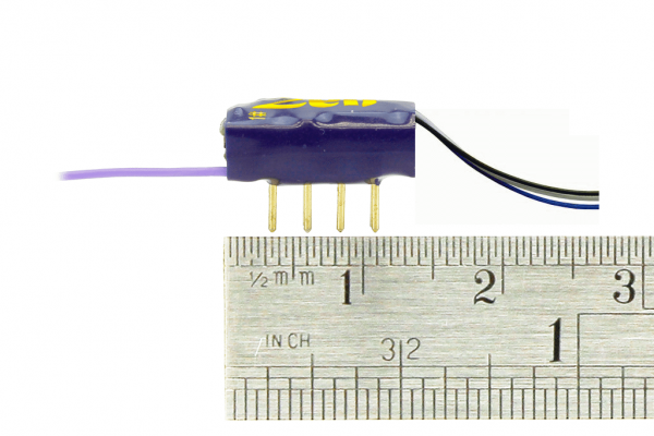 Zen Blue decoder - 8 pin direct - nano - 4 functions - DCC concepts