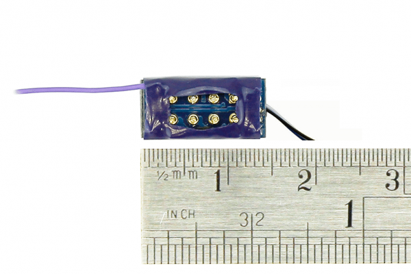 Zen Blue decoder - 8 pin direct - nano - 4 functions - DCC concepts
