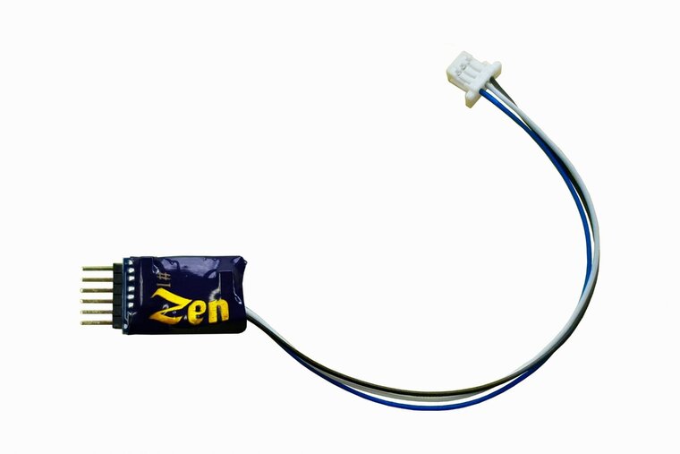 Zen Blue decoder - 6 pin direct - 2 functions - DCC concepts