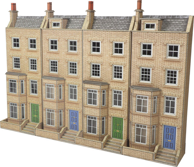 Model Kit OO: low relief Town House - Metcalfe - PO373