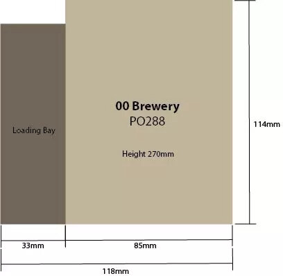 Model kit OO: Brewery -  Metcalfe - PO288