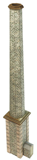 Model kit OO: Old Mill Chimney Stack -  Metcalfe - PO401