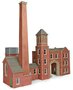 Model kit OO/HO: Factory entrance and boiler house - Metcalfe - PO284