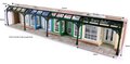 Model kit OO/HO: Arcade fronts - Metcalfe - PO572