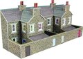 Model kit N:  Low relief terraced house backs in stone style - Metcalfe - PN177