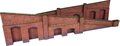 Model kit OO/HO: tapered retaining walls - brick -  Metcalfe - PO248