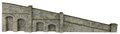 Model kit N: tapered retaining wall - stone - Metcalfe - PN149