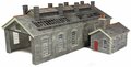 Model kit OO/HO: double track Engine shed - stone - Metcalfe - PO337