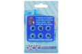 Working loco lamps LMS/BR - red light - DCC concepts (6 Pack)