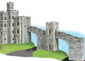 Model Kit N: Castle Wall Bridge -  Metcalfe - PN196