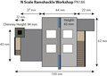 Model kit N: Ramshackle Workshop - Metcalfe - PN186