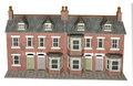 Model kit OO/HO: Low relief - Terraced houses red brick - Metcalfe - PO302