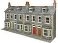 Model kit OO/HO: Low relief - Terraced houses stone - Metcalfe - PO303